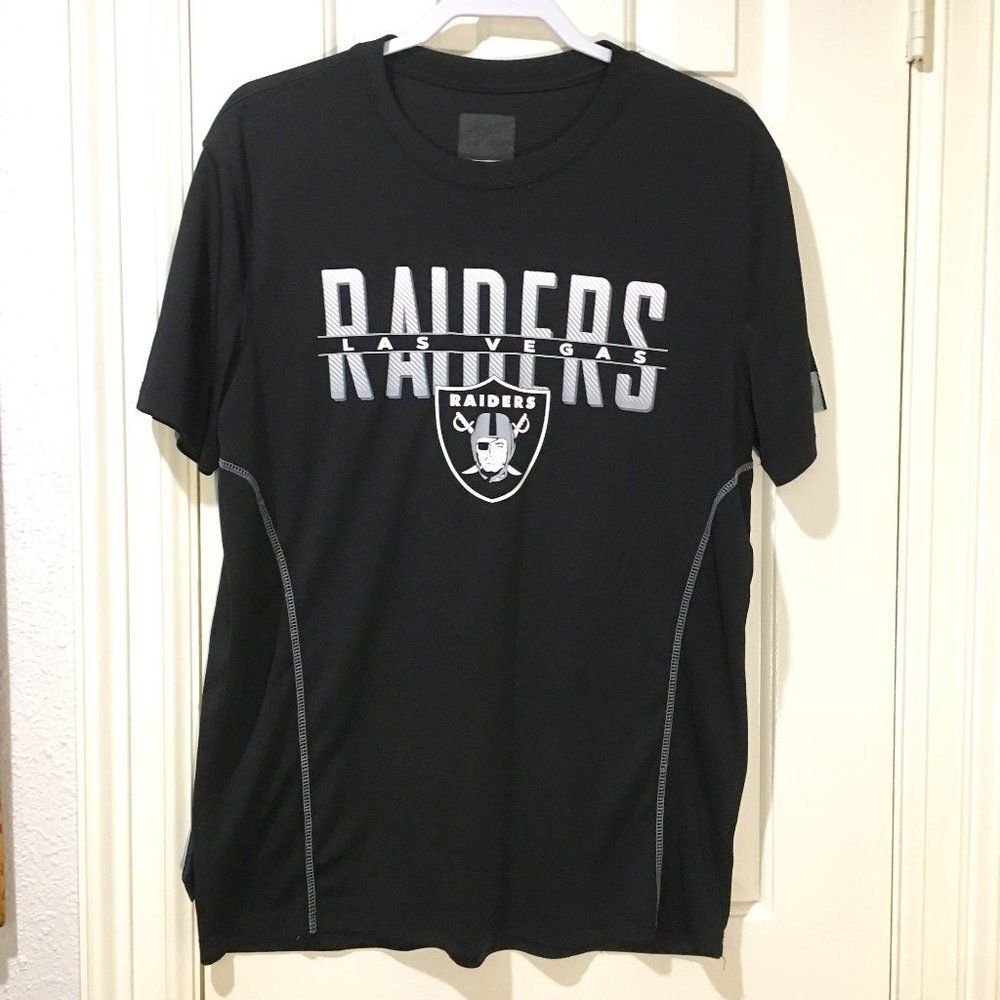 NFL Team Apparel Las Vegas Raiders Men's T-Shirt Tee Sale! $7 or 2/$10